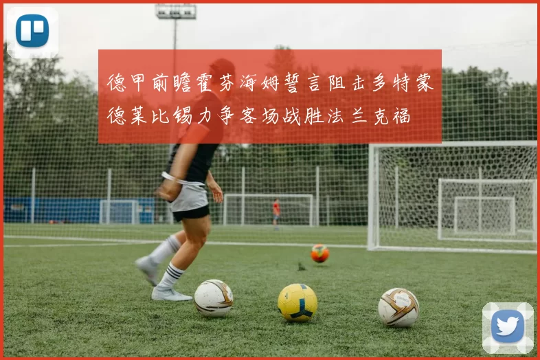 德甲前瞻霍芬海姆誓言阻击多特蒙德莱比锡力争客场战胜法兰克福